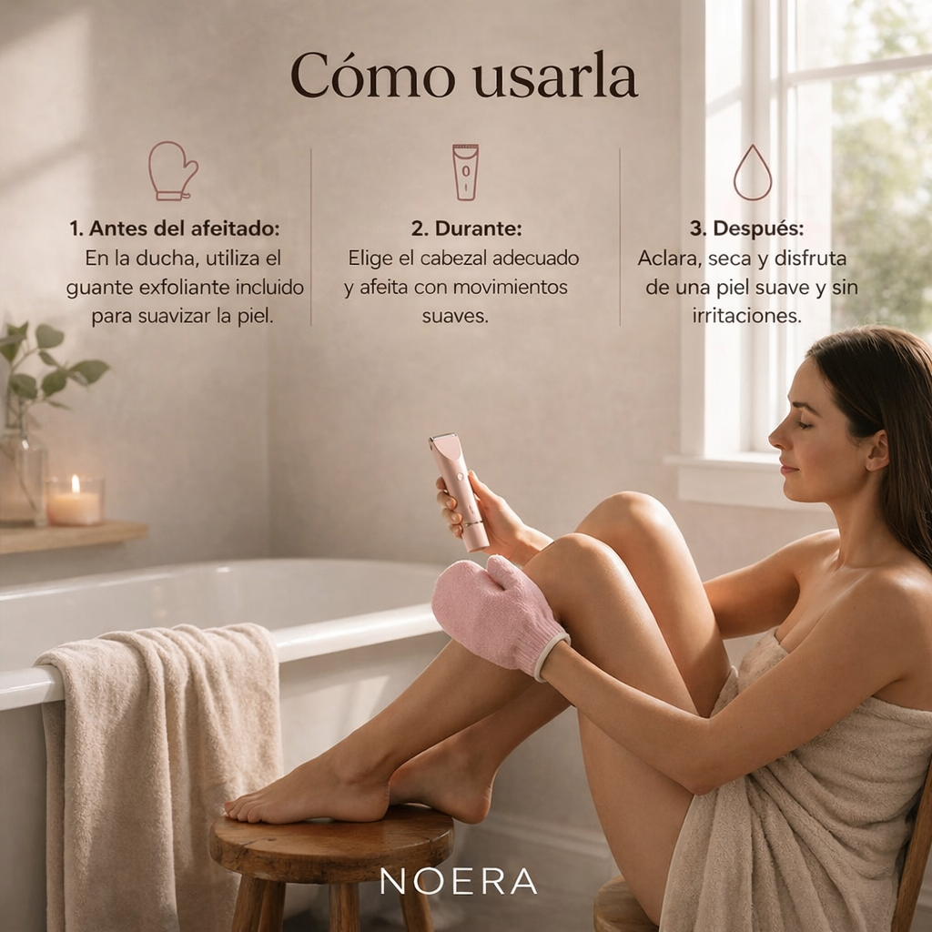 NOERA - Depiladora Íntima 2 en 1